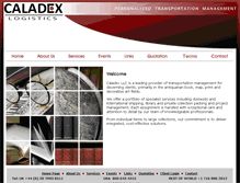 Tablet Screenshot of caladex.com